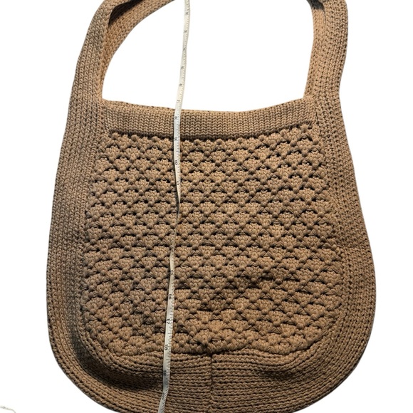 no brand Handbags - Elegant Tan Crochet Shoulder Bag